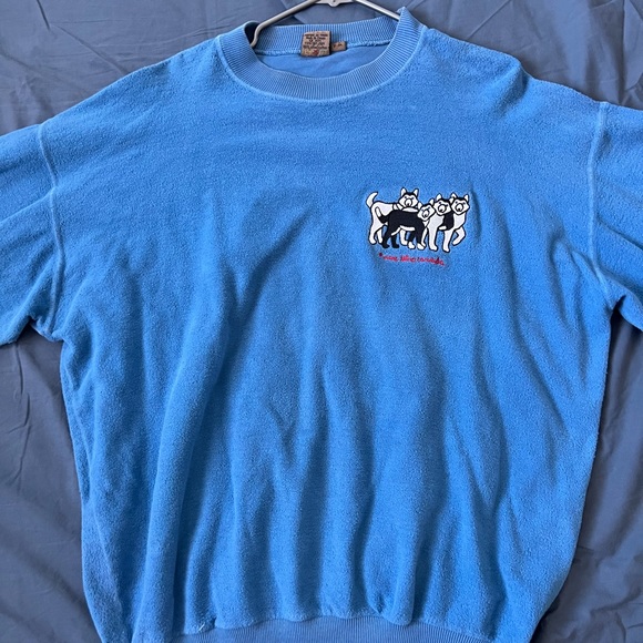 Blue crew neck - Picture 2 of 2